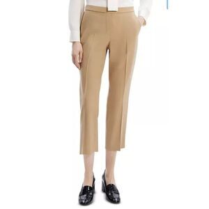 Theory stretchwool tan pull on pant size small petite